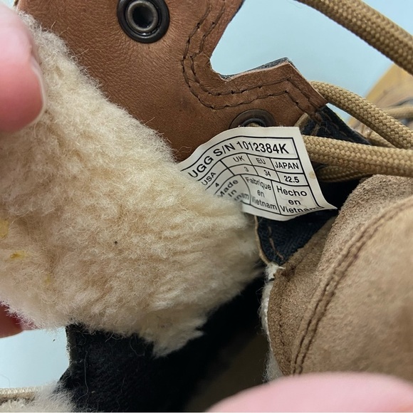 UGG Big Kids Leggero Boots Chestnut  Snow Boots Duck Boots Size 4 1012384K - Picture 10 of 11